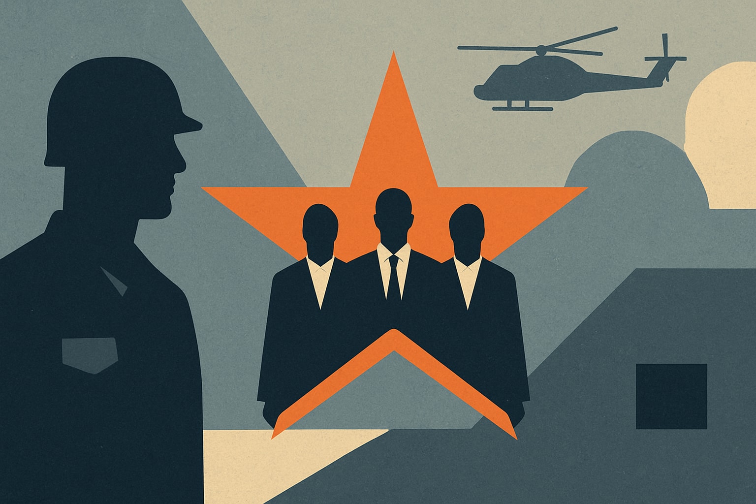 Editorial illustration for: Army Commissions Three Tech Executives into Detachment 201