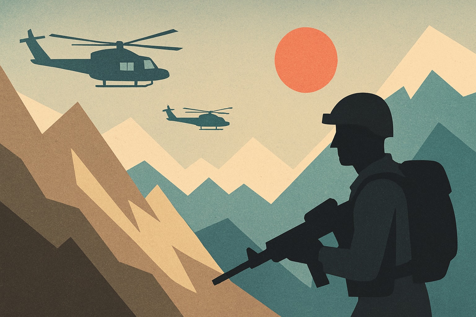 Editorial illustration for: US Air Force Commandos Complete Grueling Argentine Mountain Warfare Course