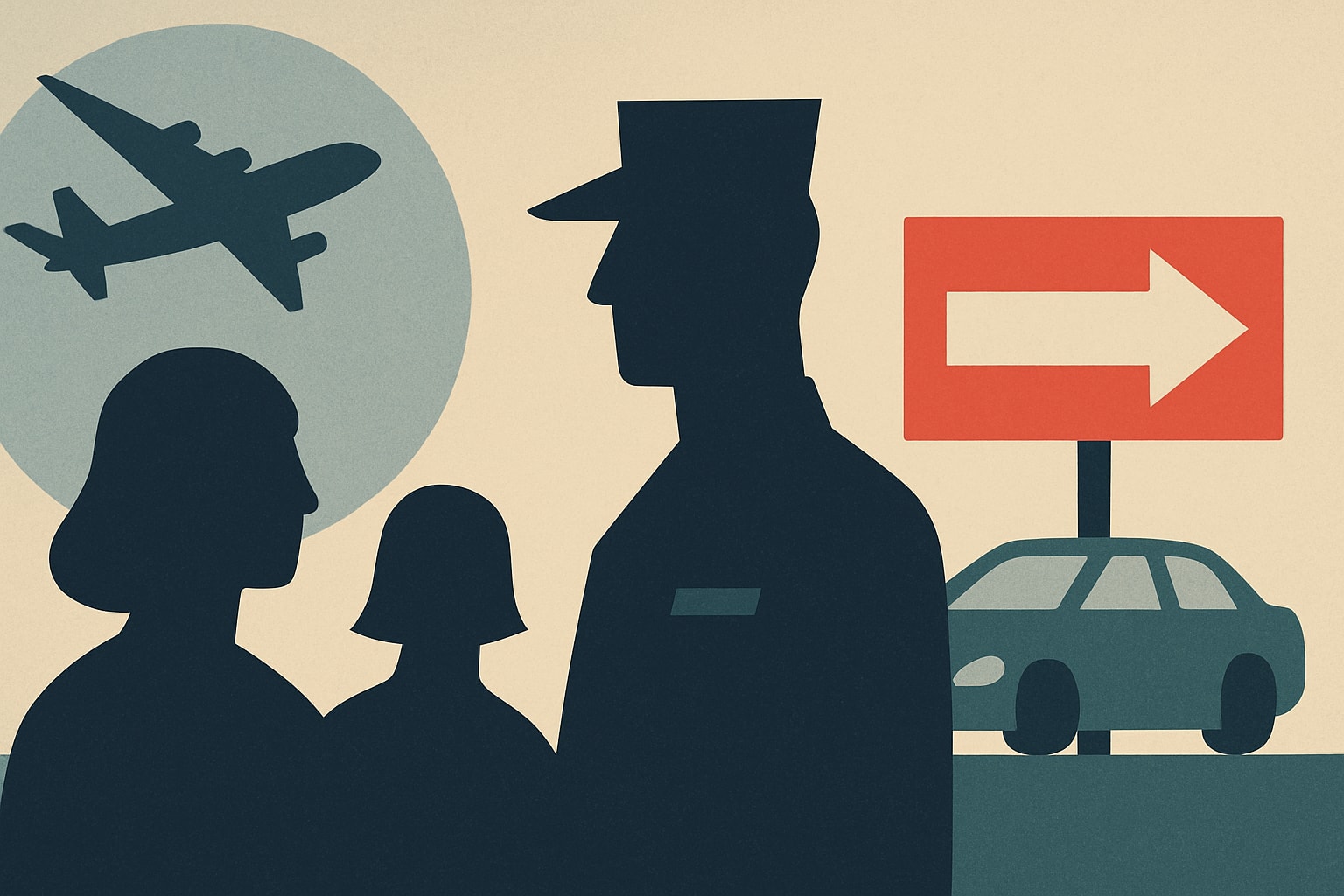 Editorial illustration for: Military Families Seek Better Car Prices Out of State