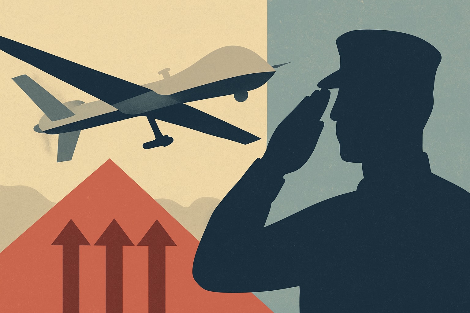 Editorial illustration for: Senators Push for Expansion of MQ-9 Drone Fleet by 2028