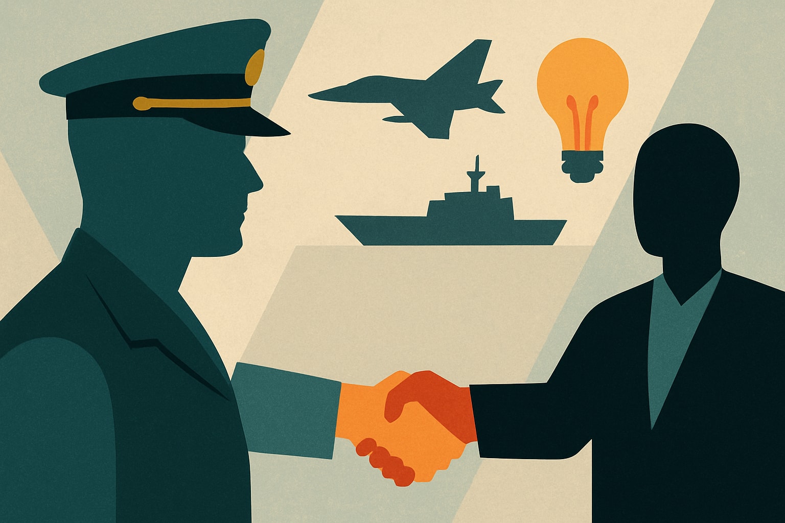 Editorial illustration for: Navy to Commission Tech Leaders as Officers for New Innovation Unit