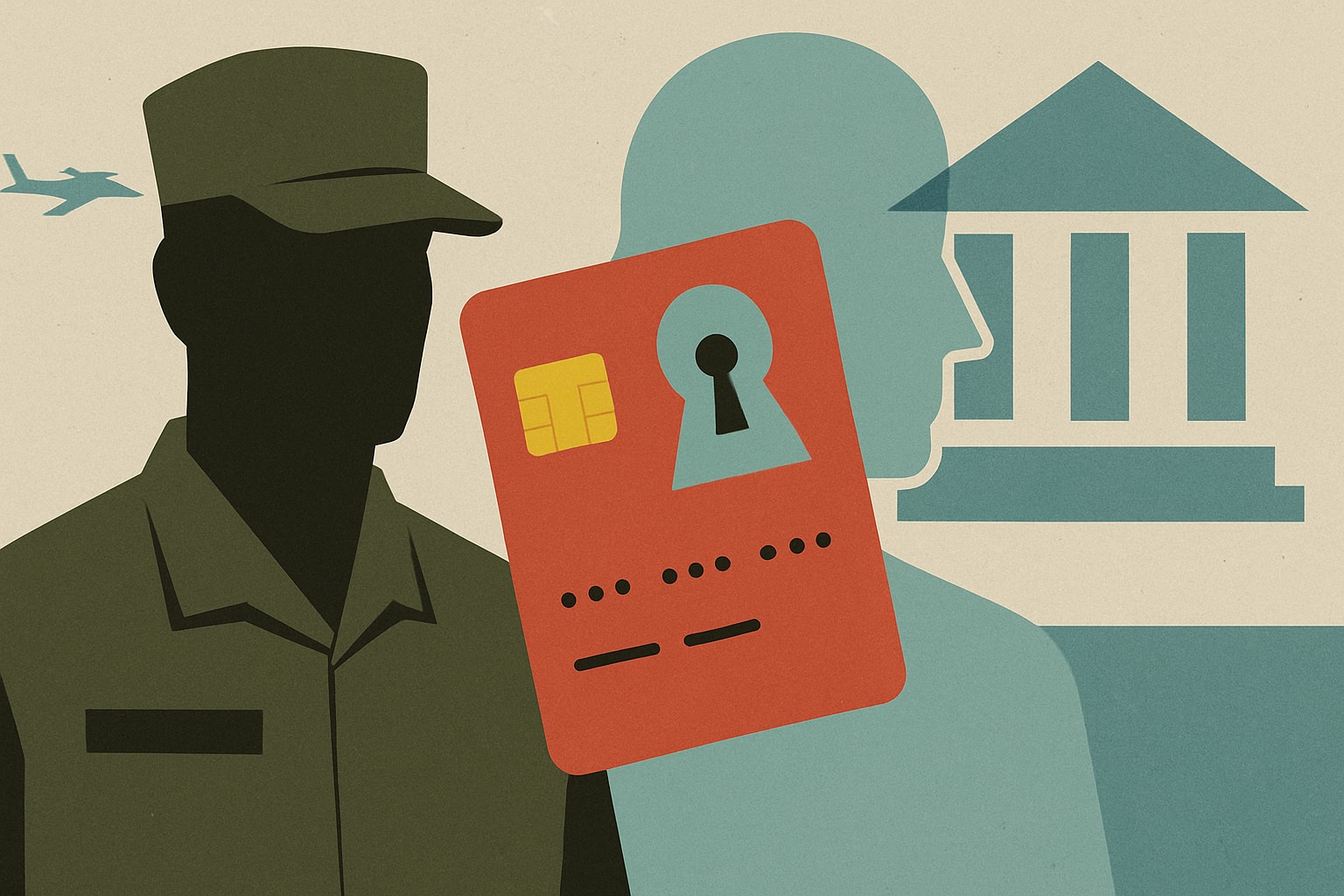 Editorial illustration for: Army Recruiter Admits to Identity Theft in Bank Fraud Scheme