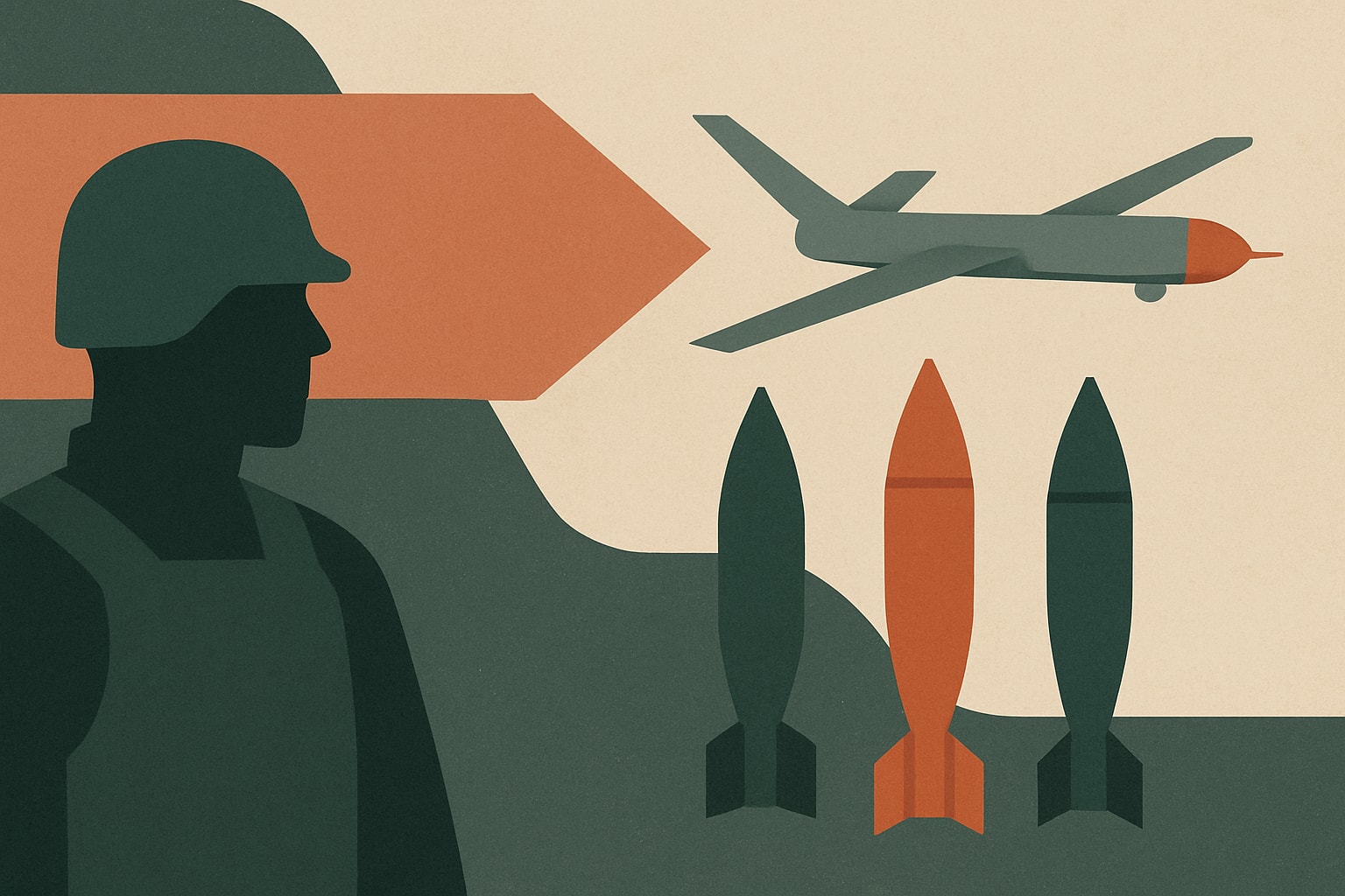 Editorial illustration for: Pentagon Reveals Preferred Munitions for One-Way Attack Drones