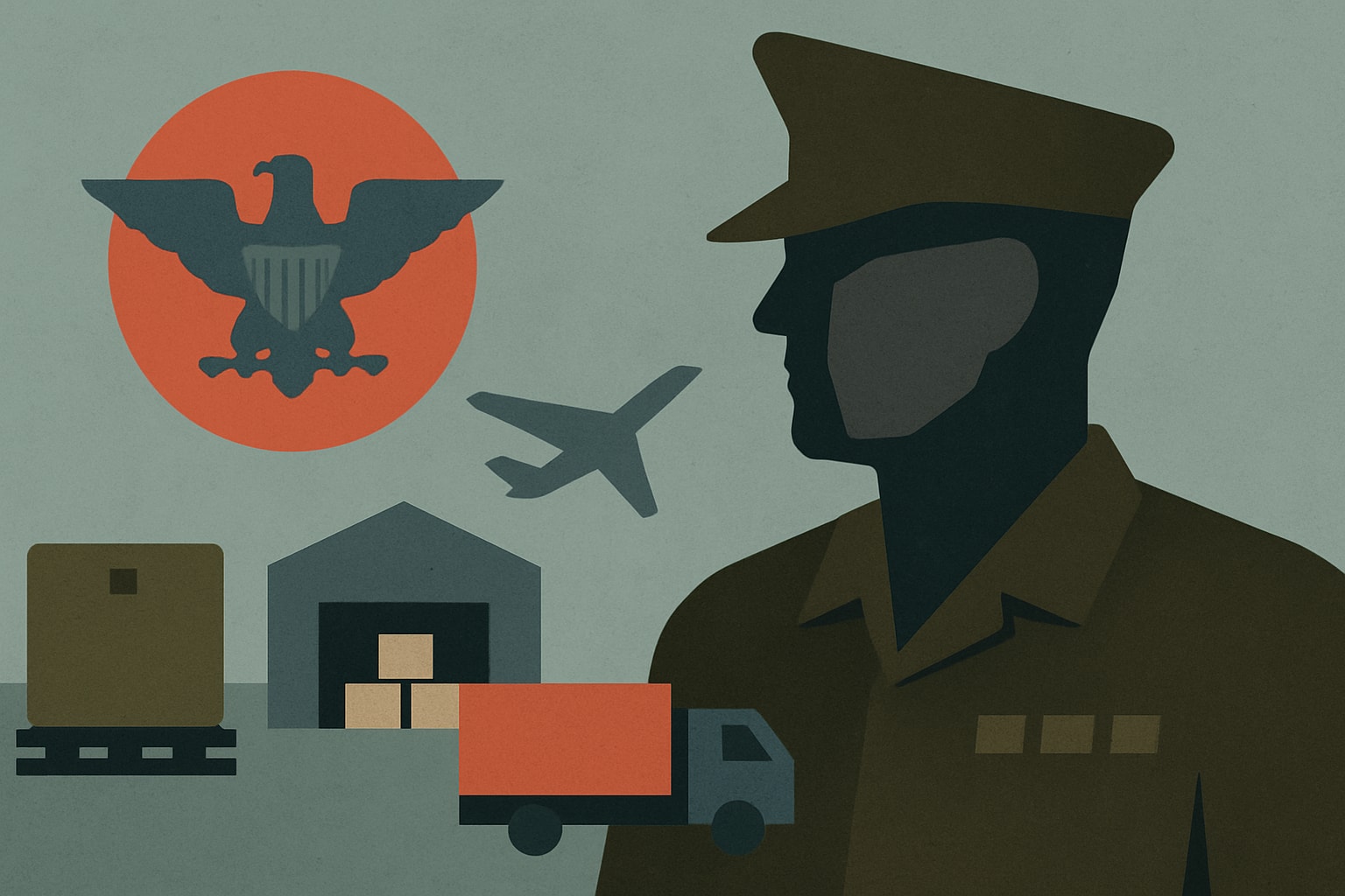 Editorial illustration for: Maj. Gen. David Sanford Appointed as New Director of the Defense Logistics Agency