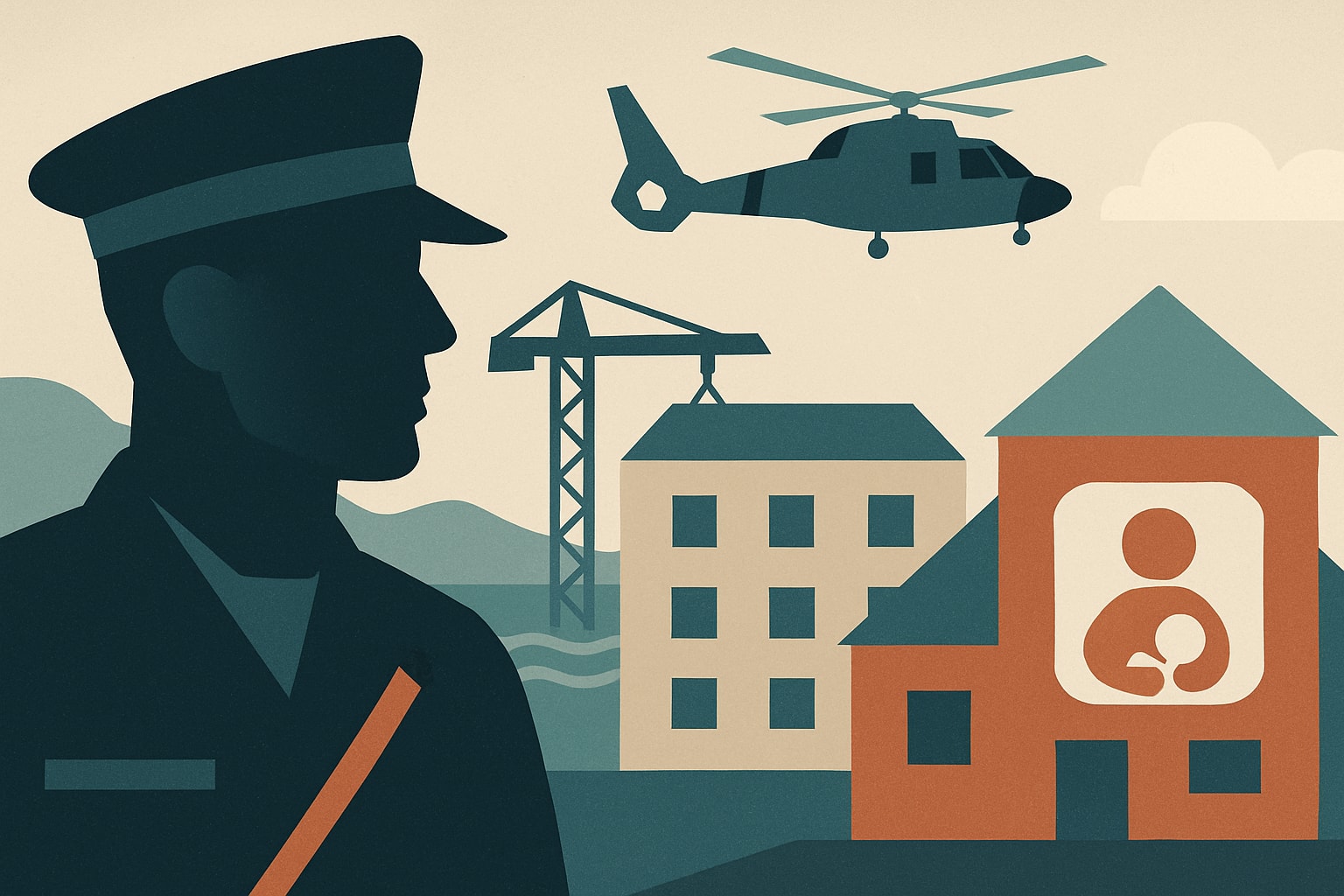 Editorial illustration for: Coast Guard Launches $140 Million Project for Housing and Child Development Center