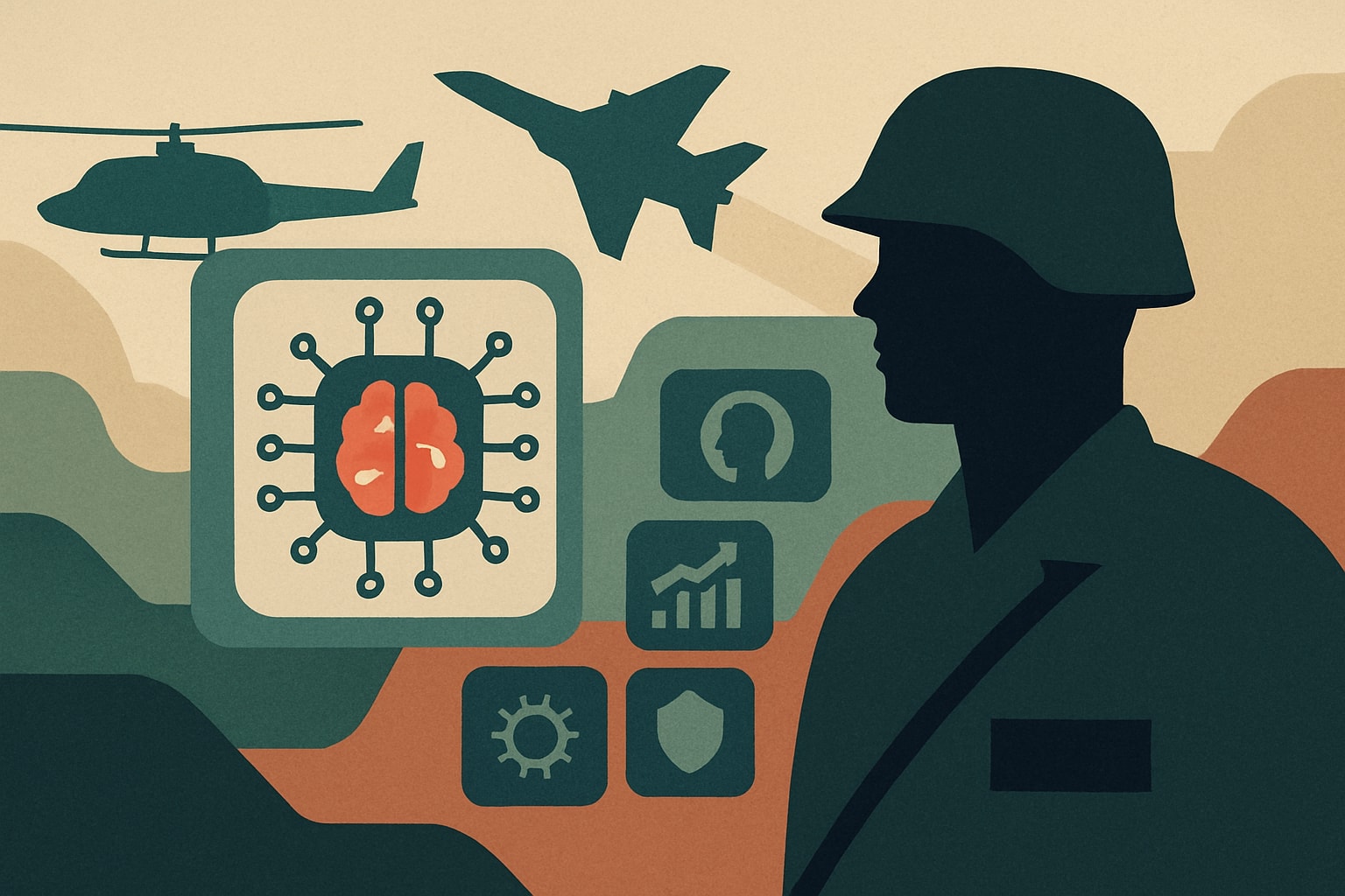 Editorial illustration for: Marine Corps Implements Five Key Initiatives for AI Integration