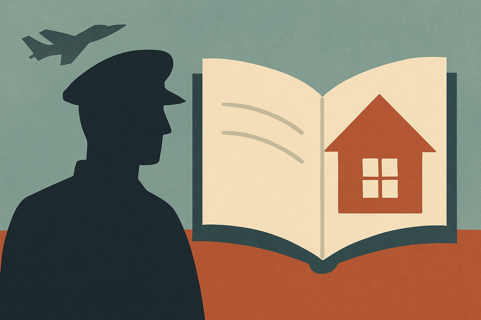 Editorial illustration for: New Legislation Aims to Simplify Homeschooling for Military Families