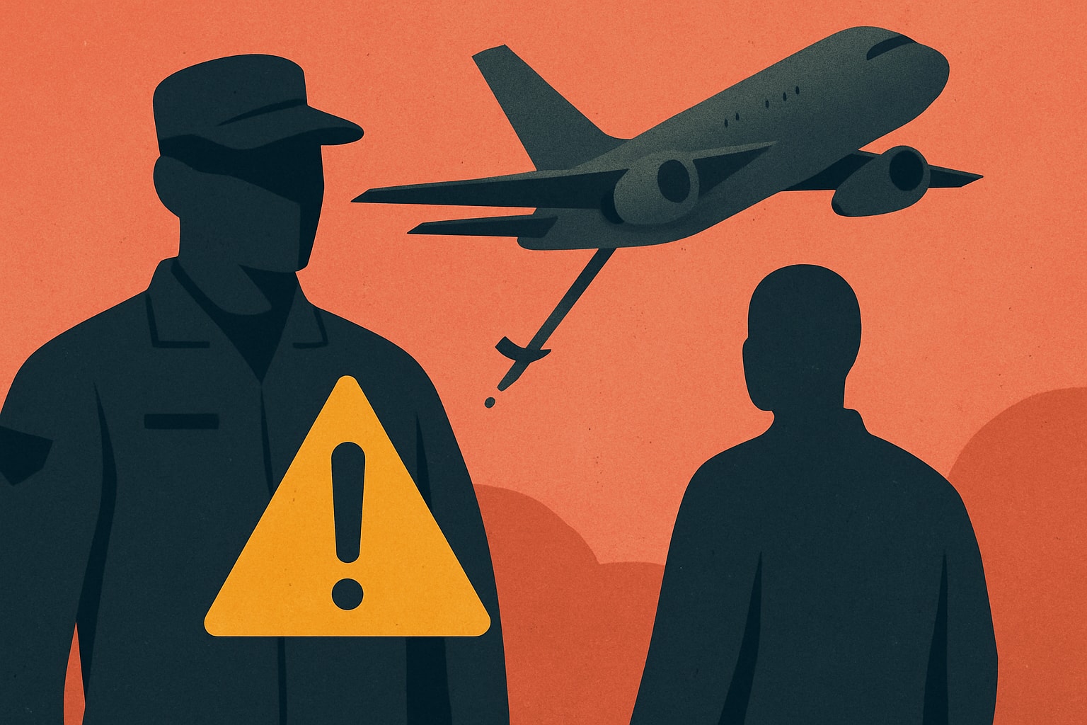 Editorial illustration for: Air Force Crew Faulted in Second KC-46 Tanker Accident