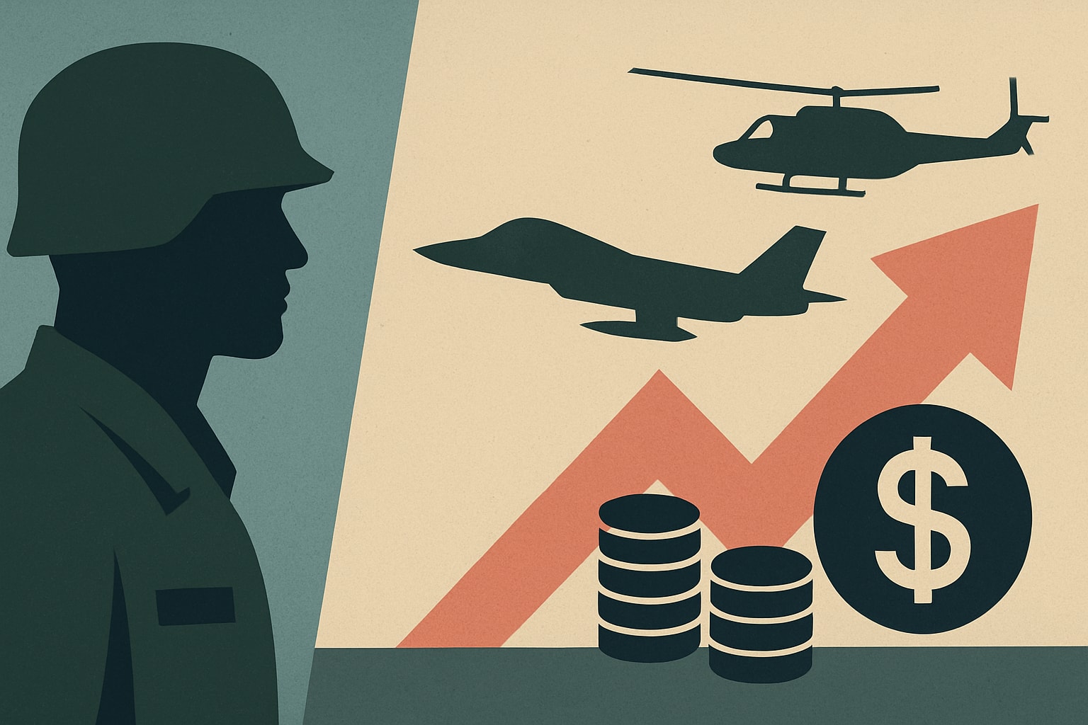 Editorial illustration for: Senate NDAA Rejects White House’s Tiered Military Pay Raise, Proposes 3.6% Increase