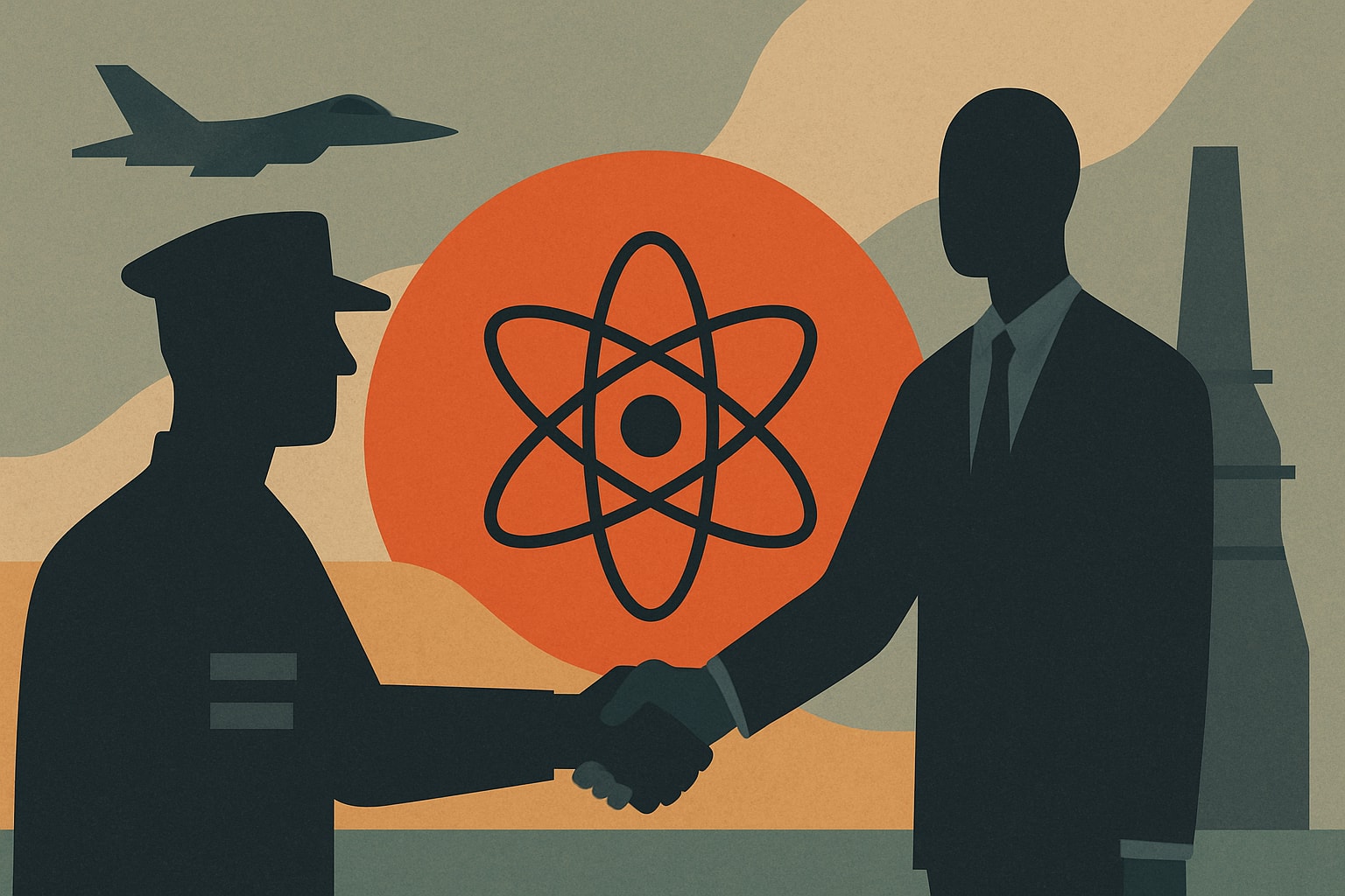 Editorial illustration for: U.S. Officials Outline New Uranium Enrichment Agreement with Iran