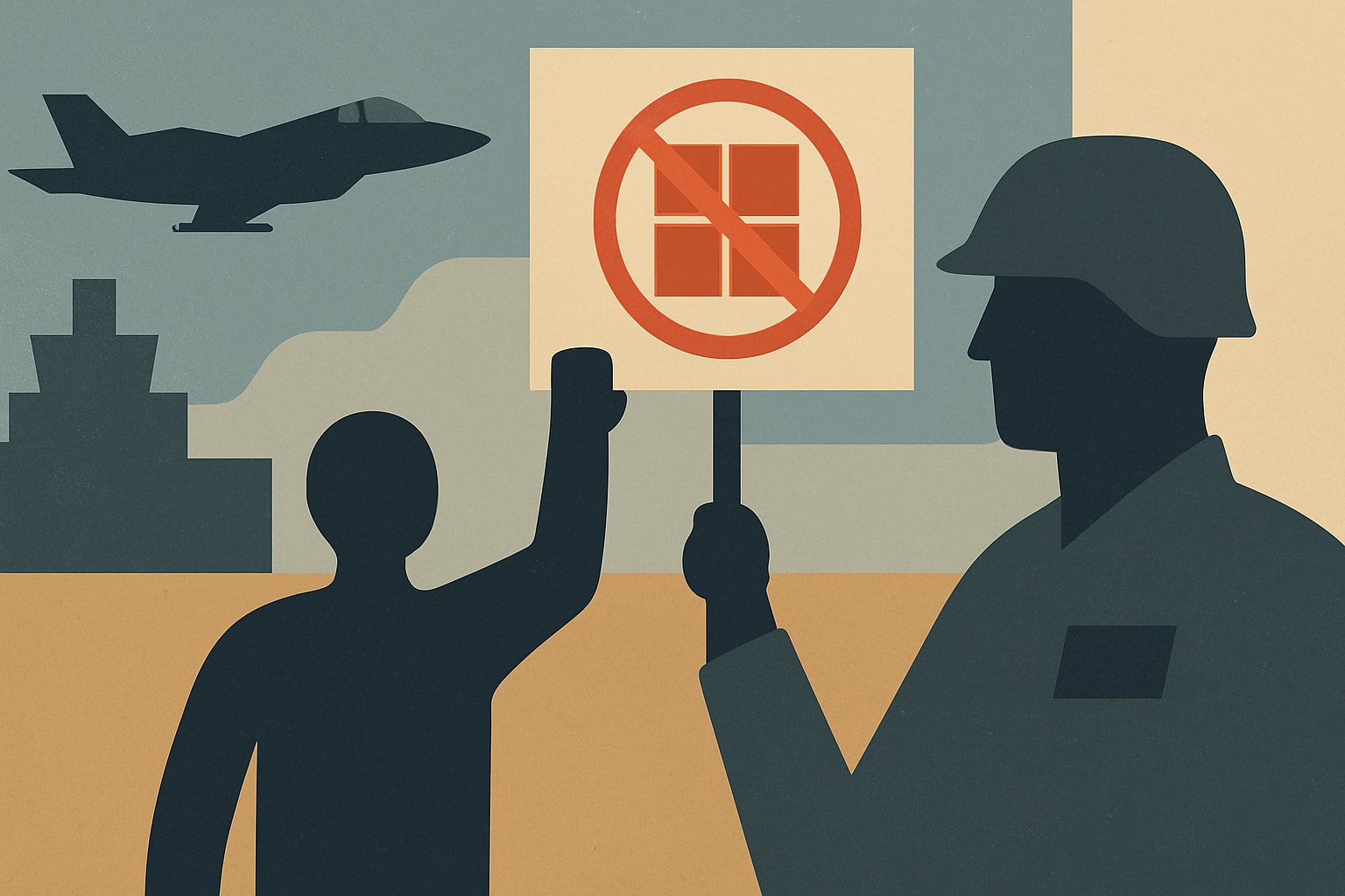 Editorial illustration for: Protest Delays DoD's $9.7 Billion Microsoft Contract Award