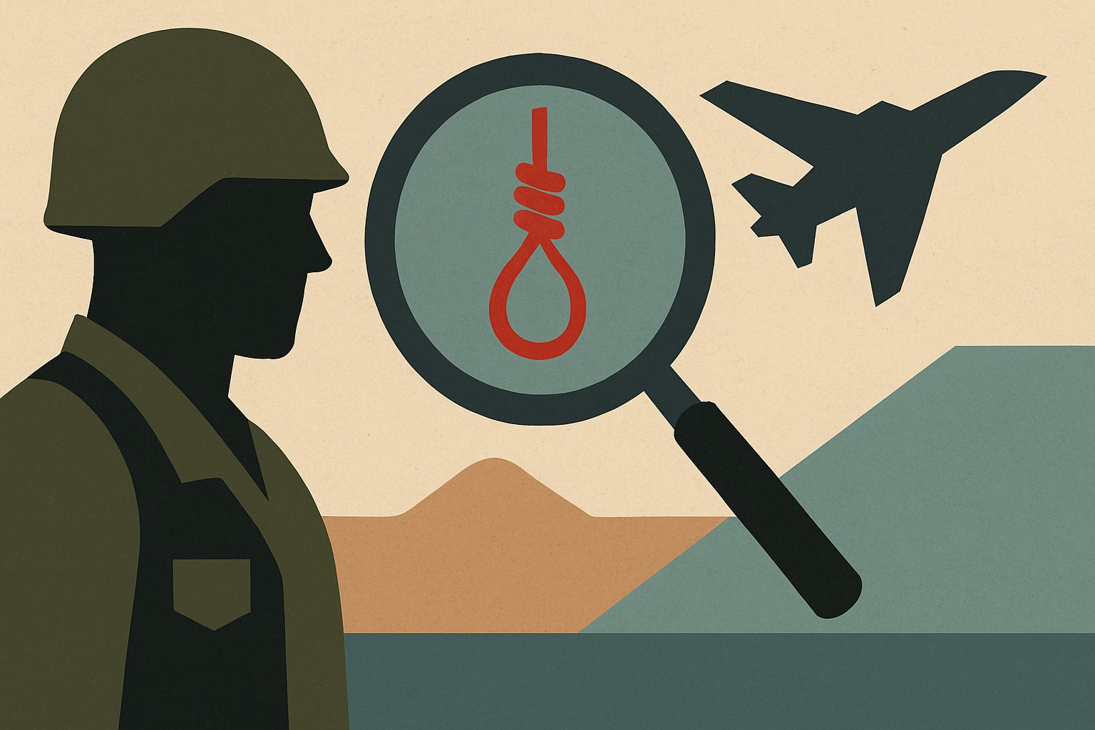 Editorial illustration for: Pentagon Struggles to Assess Suicide Prevention Training Effectiveness