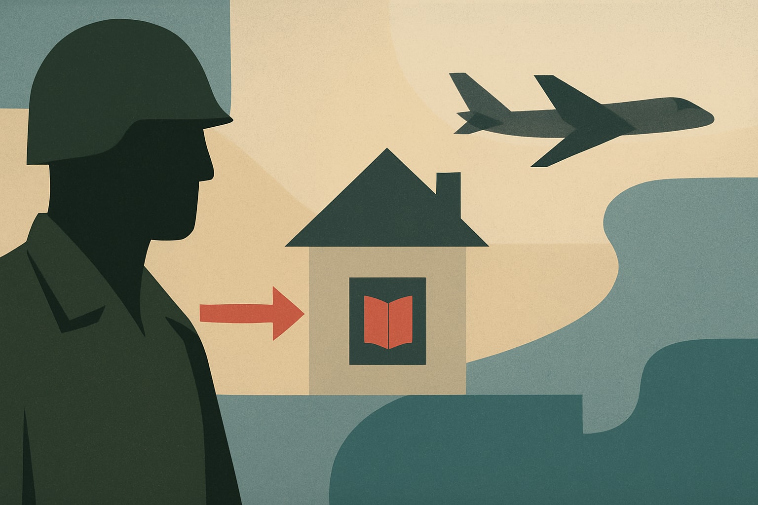 Editorial illustration for: Lawmakers Propose Changes to Support Military Homeschoolers During Moves
