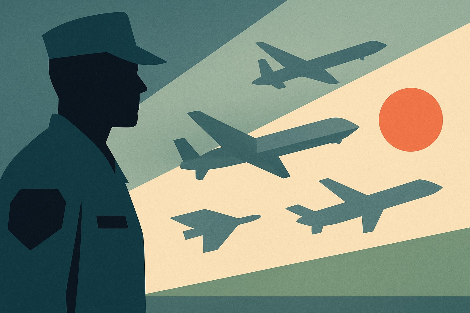 Editorial illustration for: U.S. Air Force Awards First Production Contracts for CCA