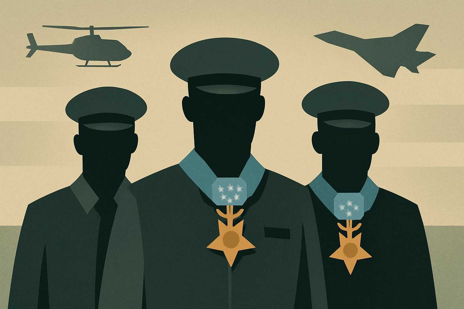 Three Officers Recognized with Medals of Honor for Bravery