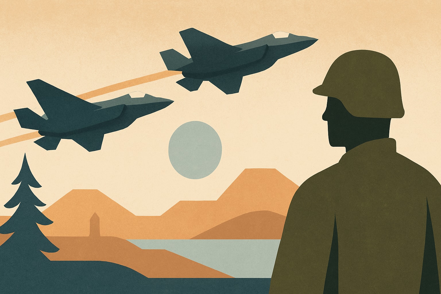 Editorial illustration for: US Marine Corps F-35s Conduct Historic Flight Operations in Finland