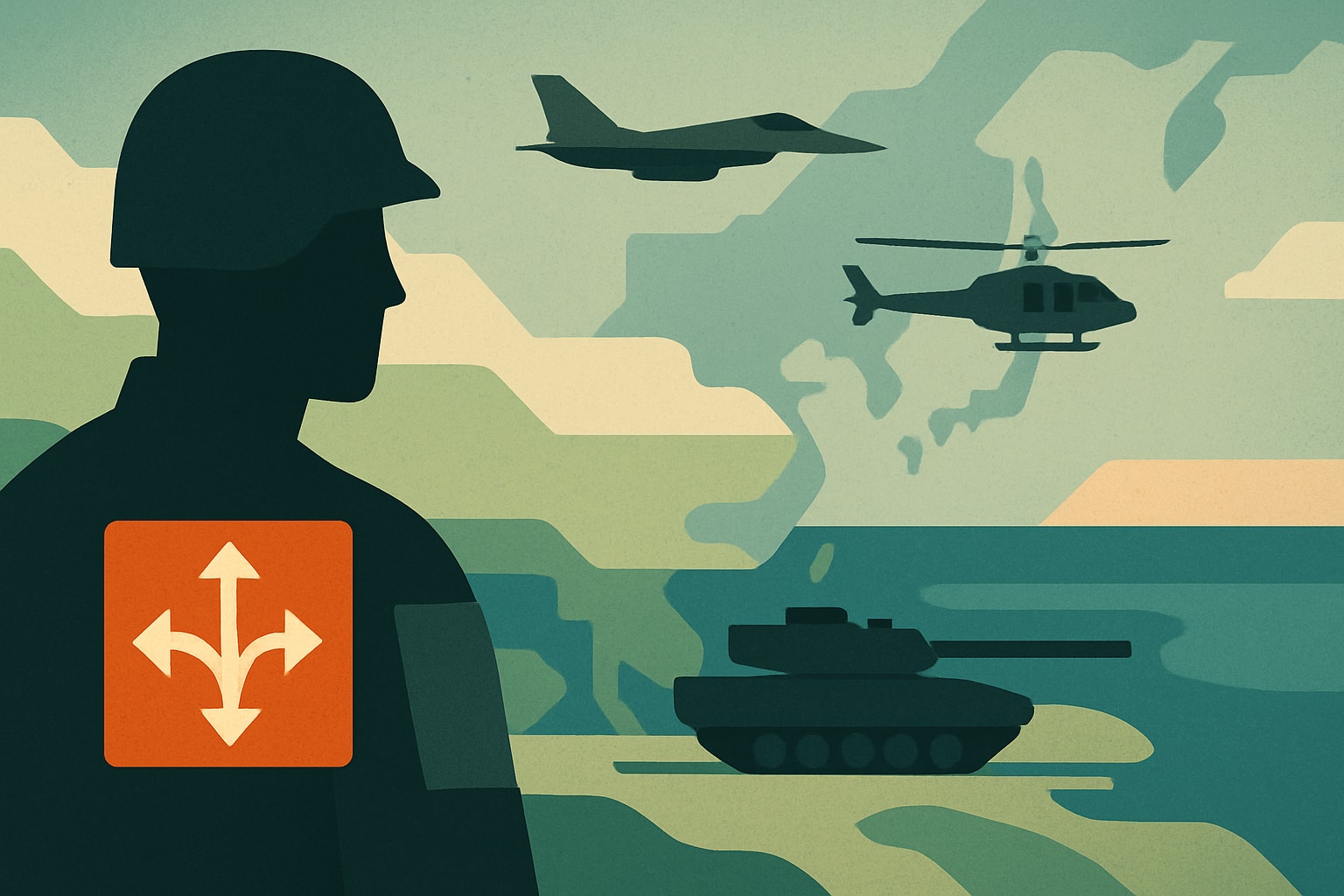 Editorial illustration for: Army Establishes New Multi-Domain Command in the Indo-Pacific