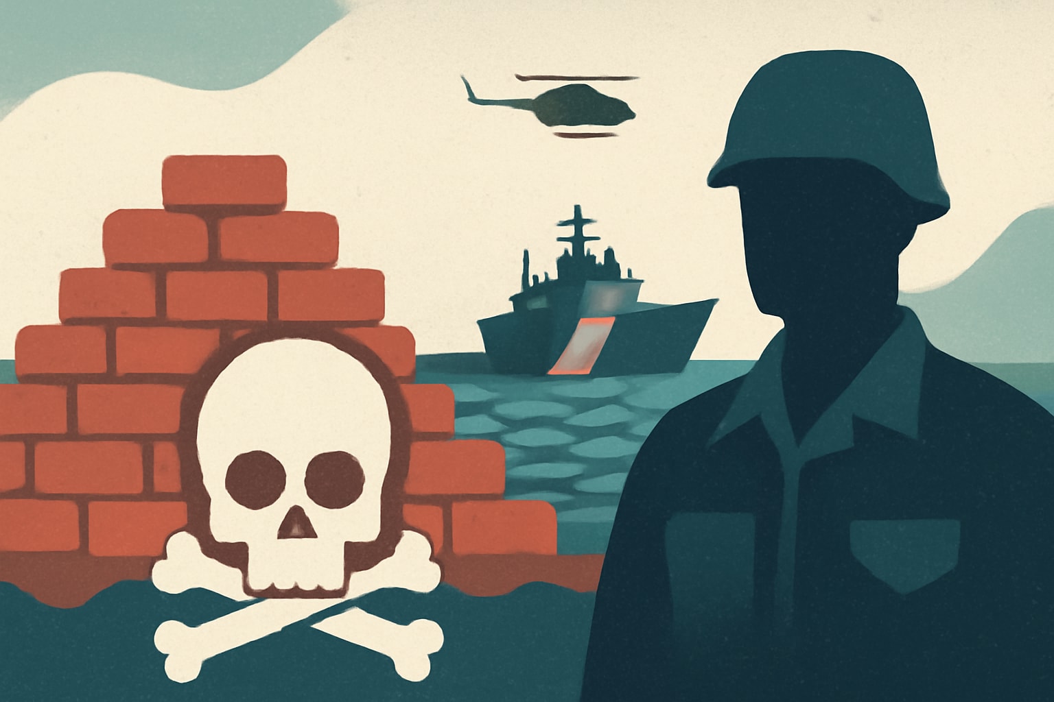 Editorial illustration for: Coast Guard Seized Enough Cocaine in Eastern Pacific to Kill 1.4M Americans