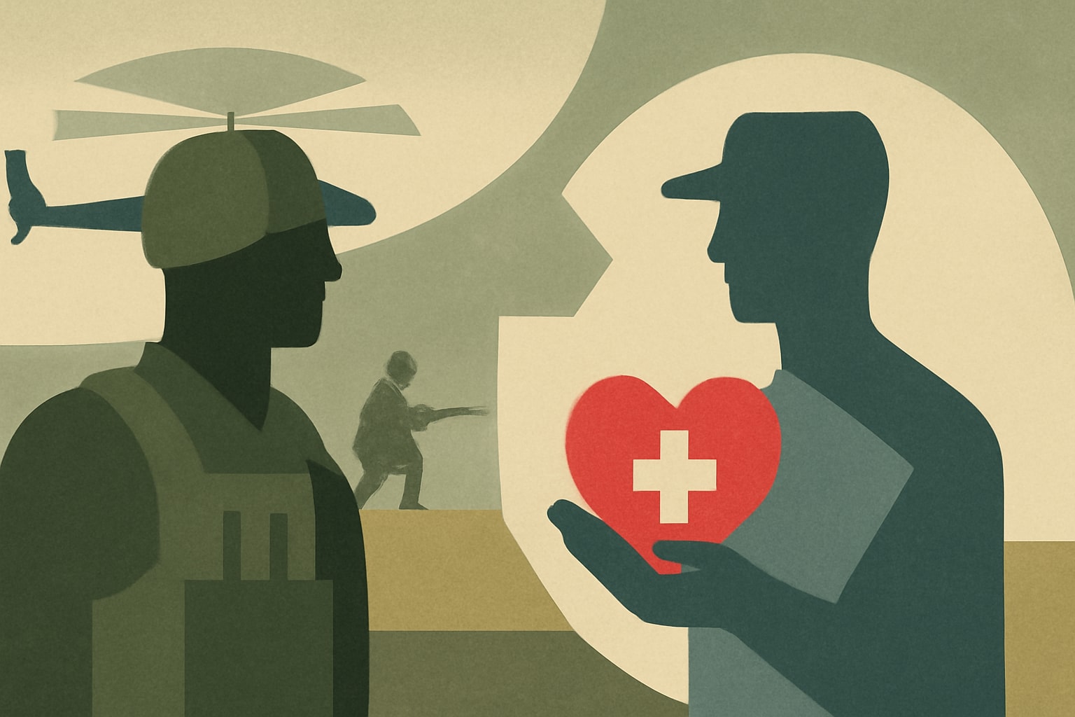 Editorial illustration for: Marine Raiders Transform Combat Lessons into Healing Mission