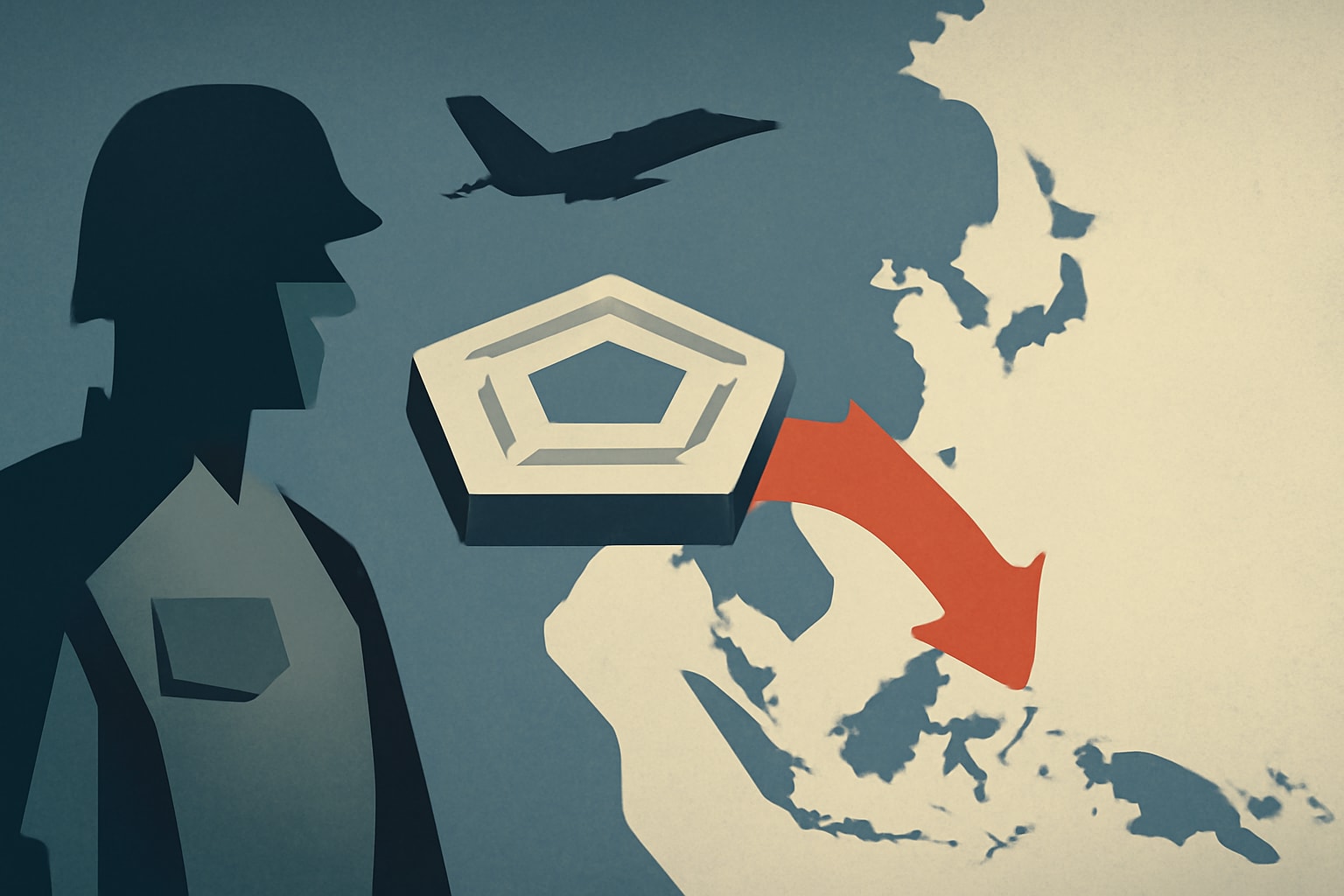 Editorial illustration for: Pentagon Reverts INDOPACOM Back to US Pacific Command