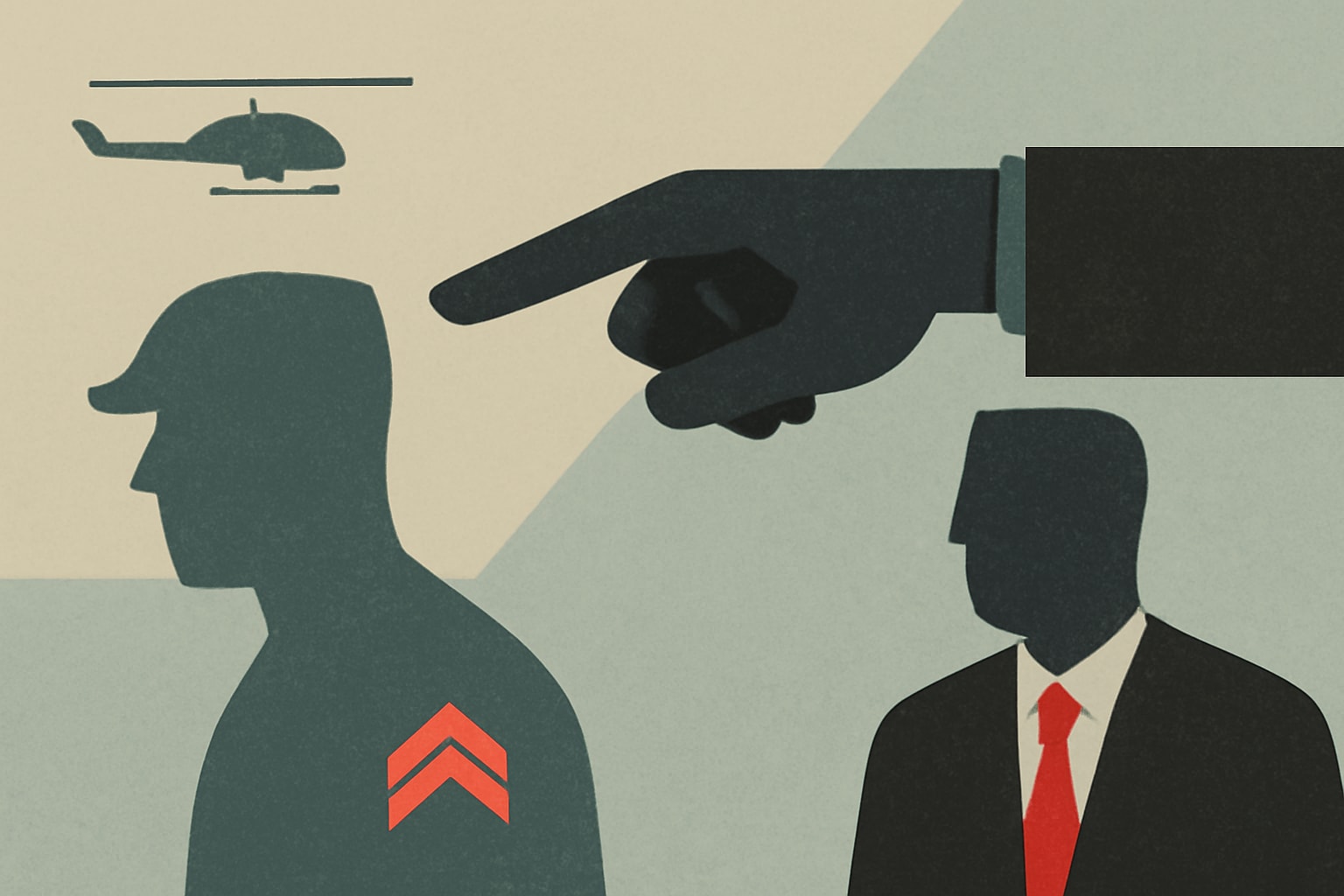 Editorial illustration for: VA Chief Vows to Fire Employee Accused of Abusing Marine Veteran