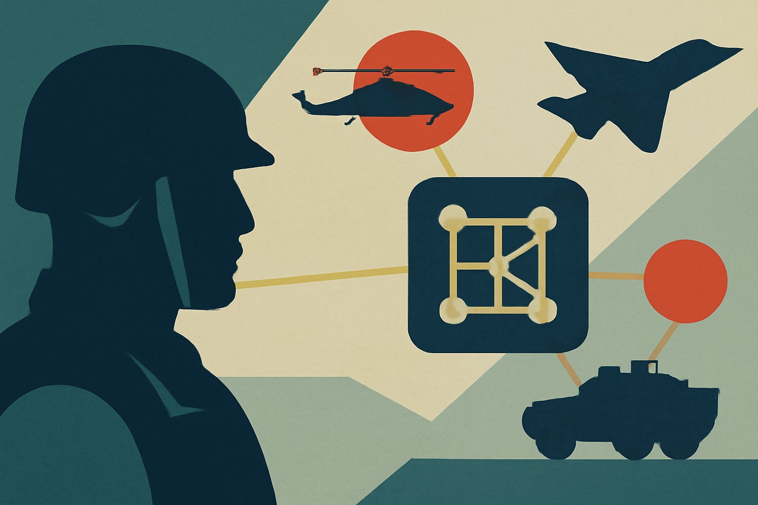 Editorial illustration for: Army Selects Anduril to Lead NGC2 Common Data Layer Development
