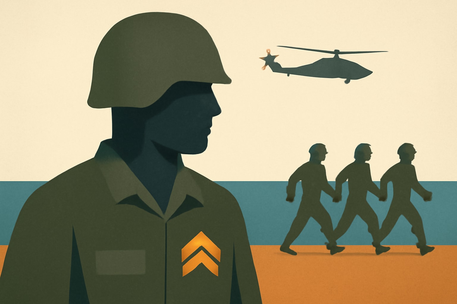 Editorial illustration for: US Army Expands Unit Stability Program for Junior Officers