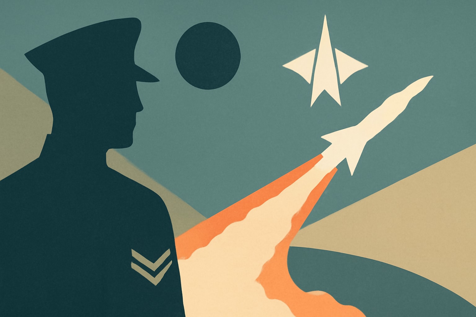 Editorial illustration for: Space Force Achieves Record Launch Speed with Victus Haze Mission