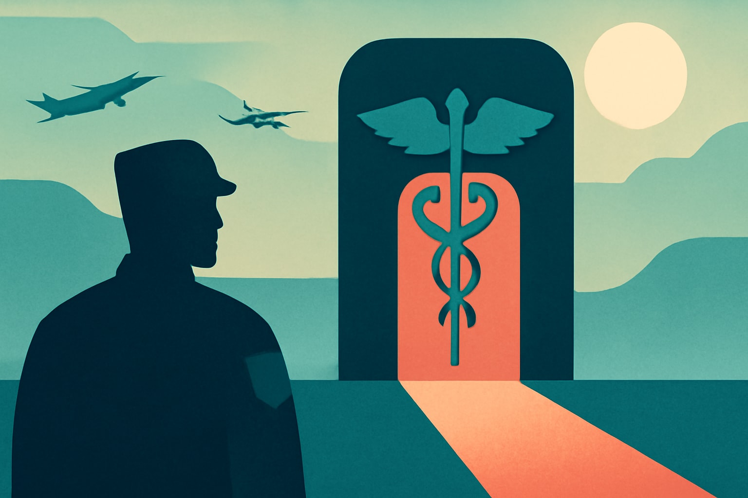 Editorial illustration for: Expanded Eligibility Makes Now the Best Time to Enroll in VA Health Care