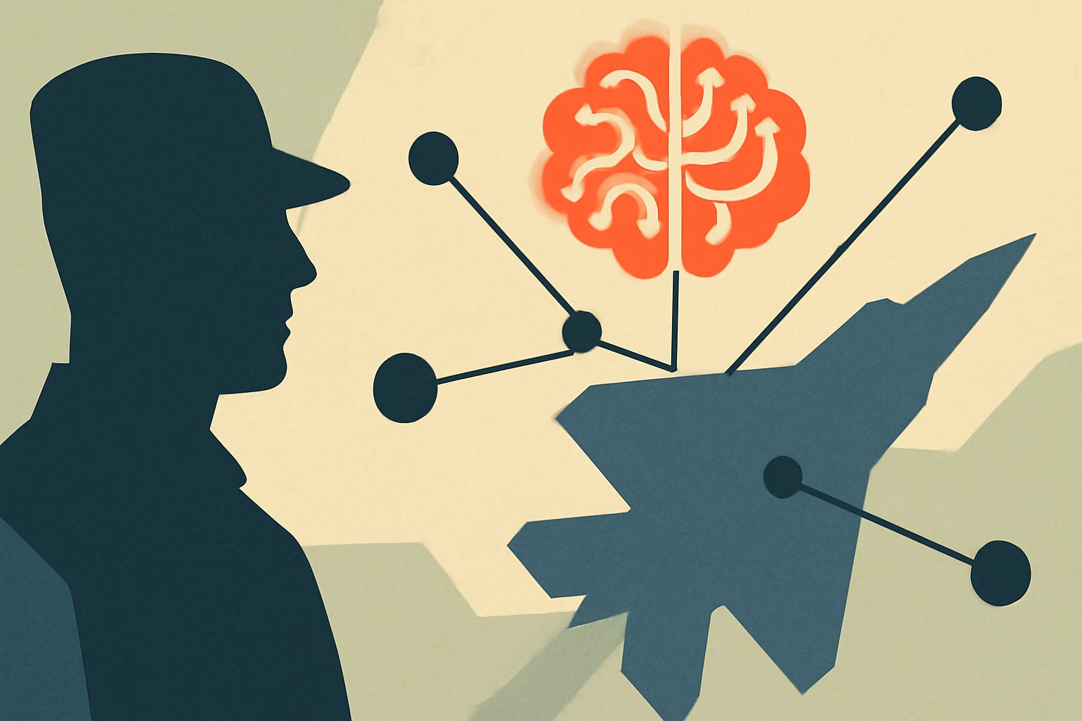 Editorial illustration for: US Air Force Debuts Operational AI Wargame System