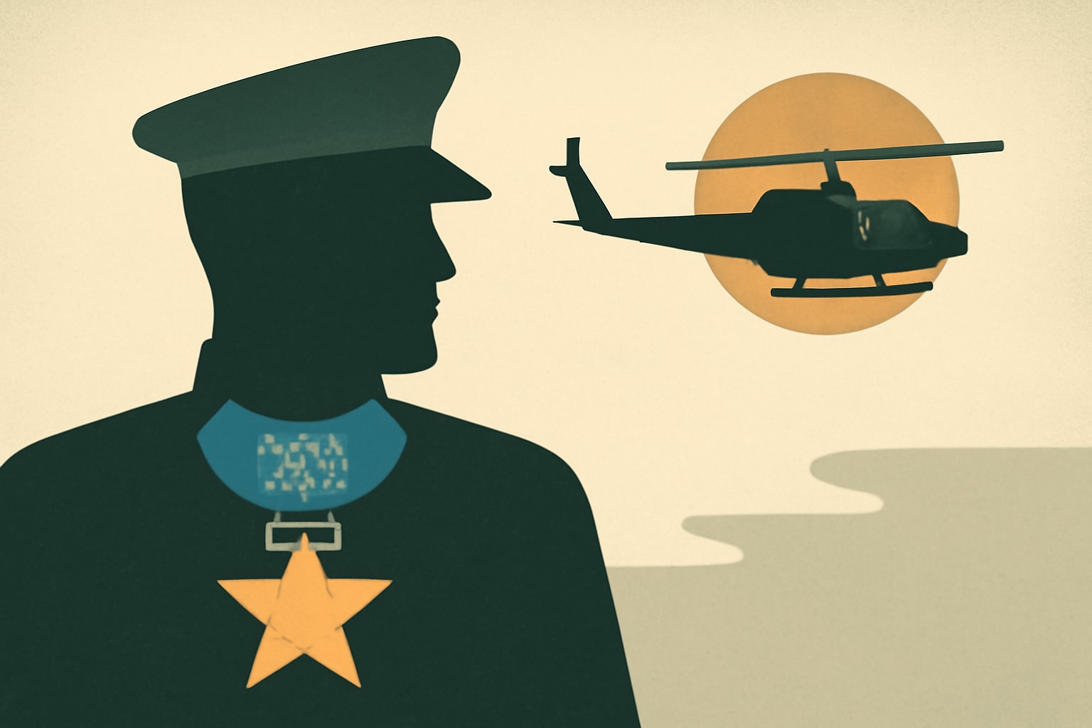 Editorial illustration for: Marine Corps Commandant Advocates for Timely Recognition of Medal of Honor Heroes