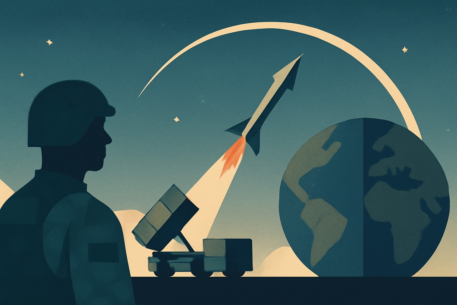 Editorial illustration for: Germany Expands Its Exoatmospheric Missile Shield with Arrow-3 Deployment