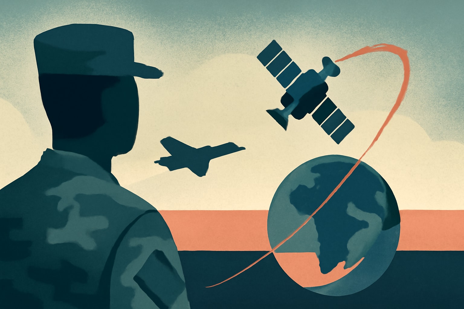 Editorial illustration for: Space Force's Victus Haze Mission Achieves Rapid Satellite Maneuvers