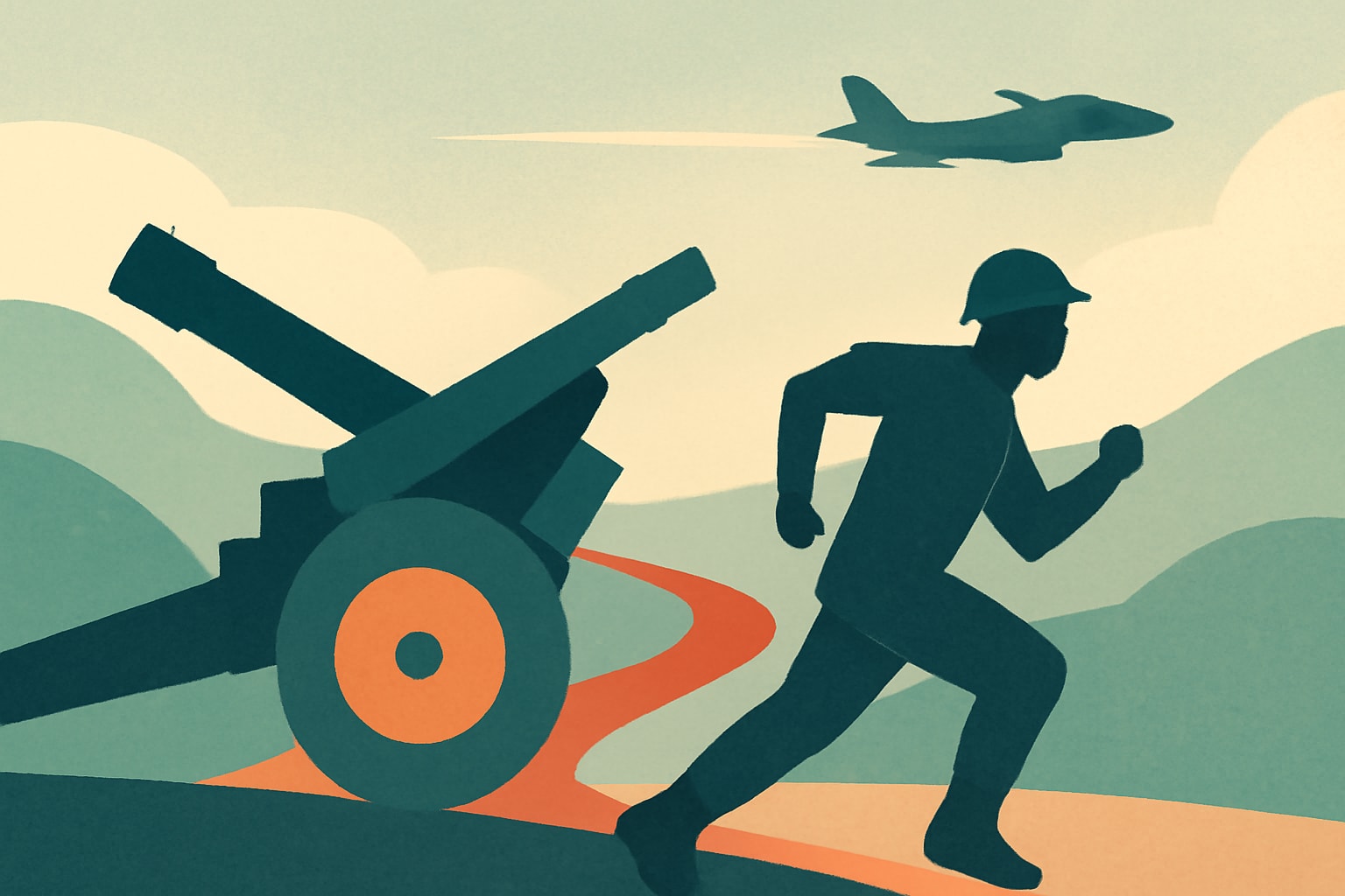 Editorial illustration for: Military Members Participate in 325-Mile Henry Knox Trail Run