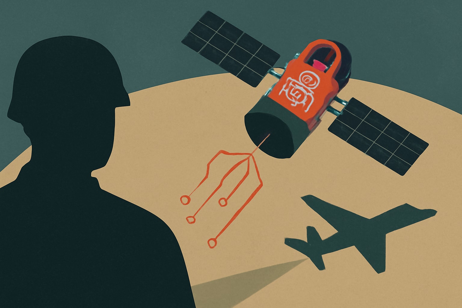 Editorial illustration for: Congress Urged to Strengthen Satellite Cybersecurity for Military Operations