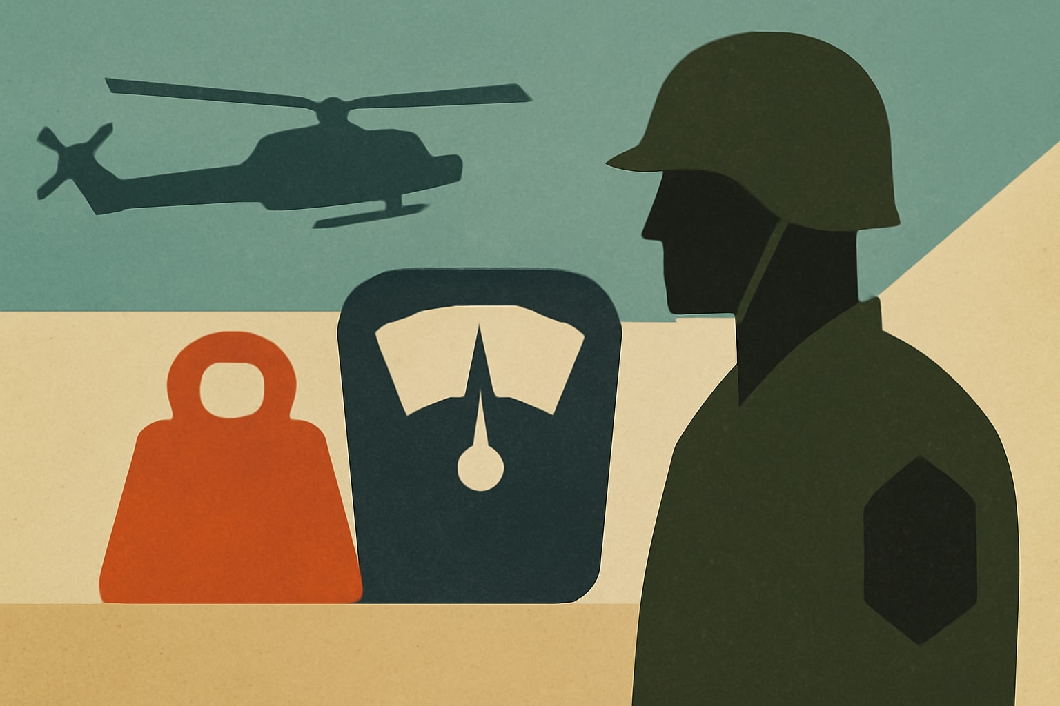 Editorial illustration for: Understanding the US Army's Enlistment Weight Requirements
