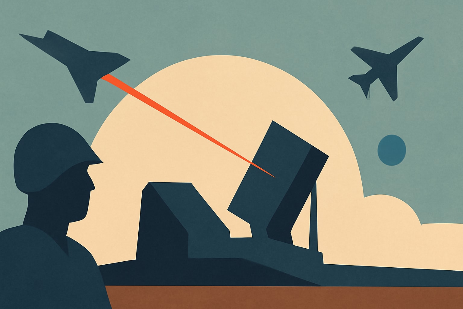 Editorial illustration for: Israel Tests Iron Dome with Iron Beam, Enhancing Air Defense Capabilities