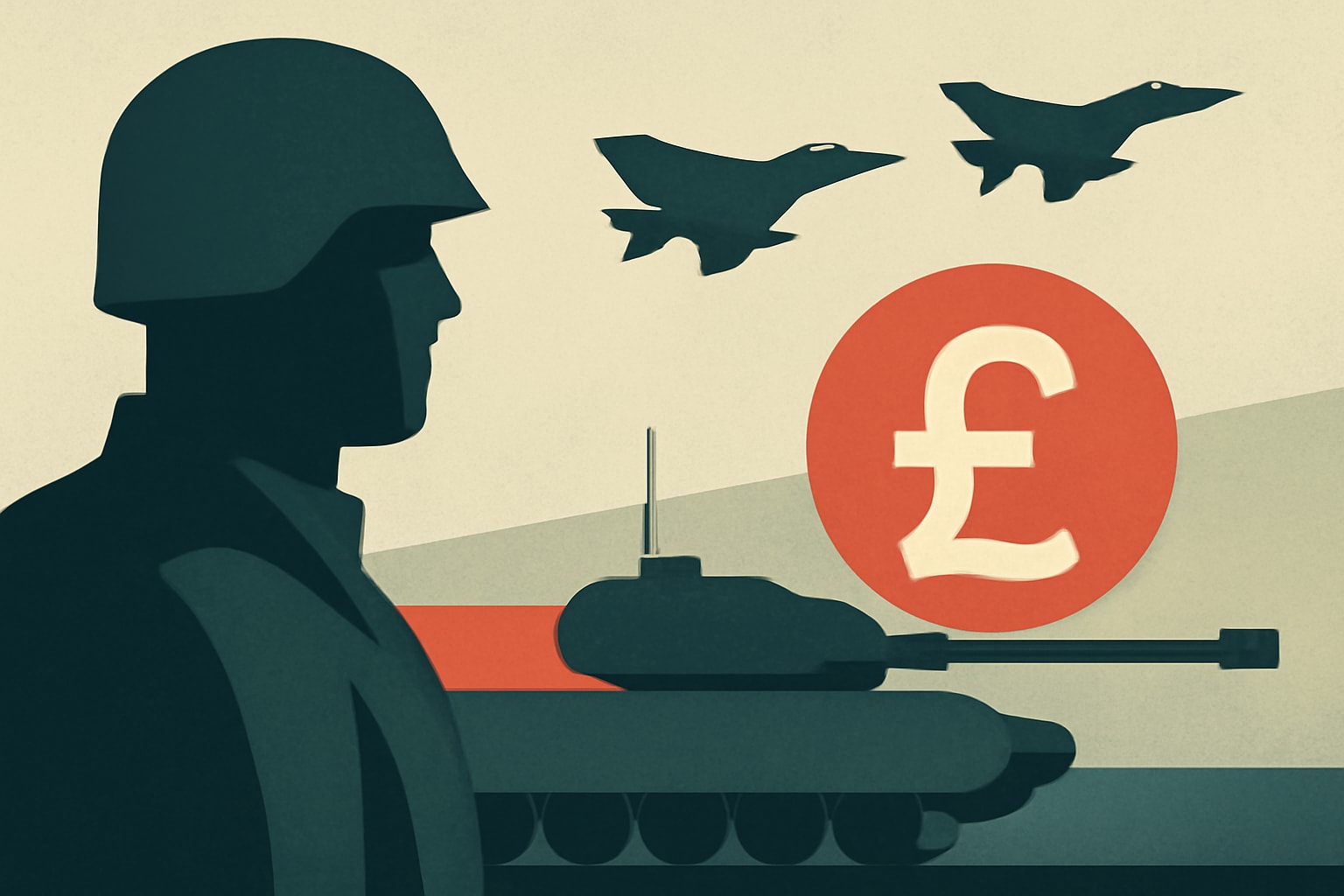 Editorial illustration for: UK’s Starmer Unveils $20 Billion Defense Boost in Long-Delayed Investment Plan