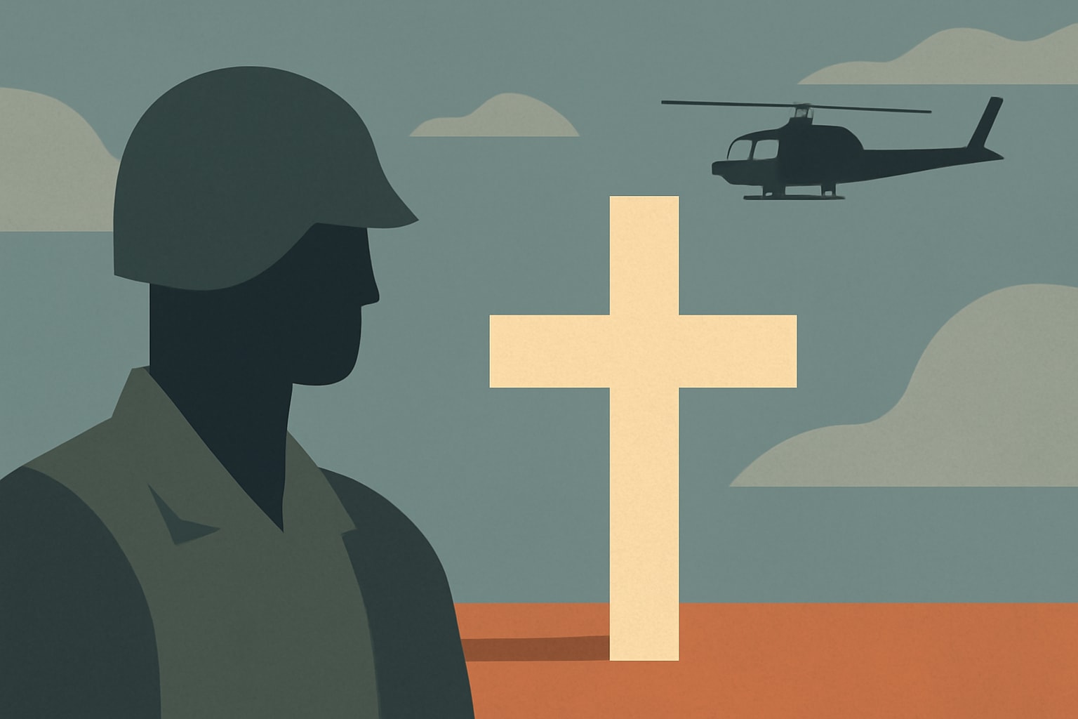 Editorial illustration for: Annual Religious Liberty Training for Troops Proposed by White House Panel