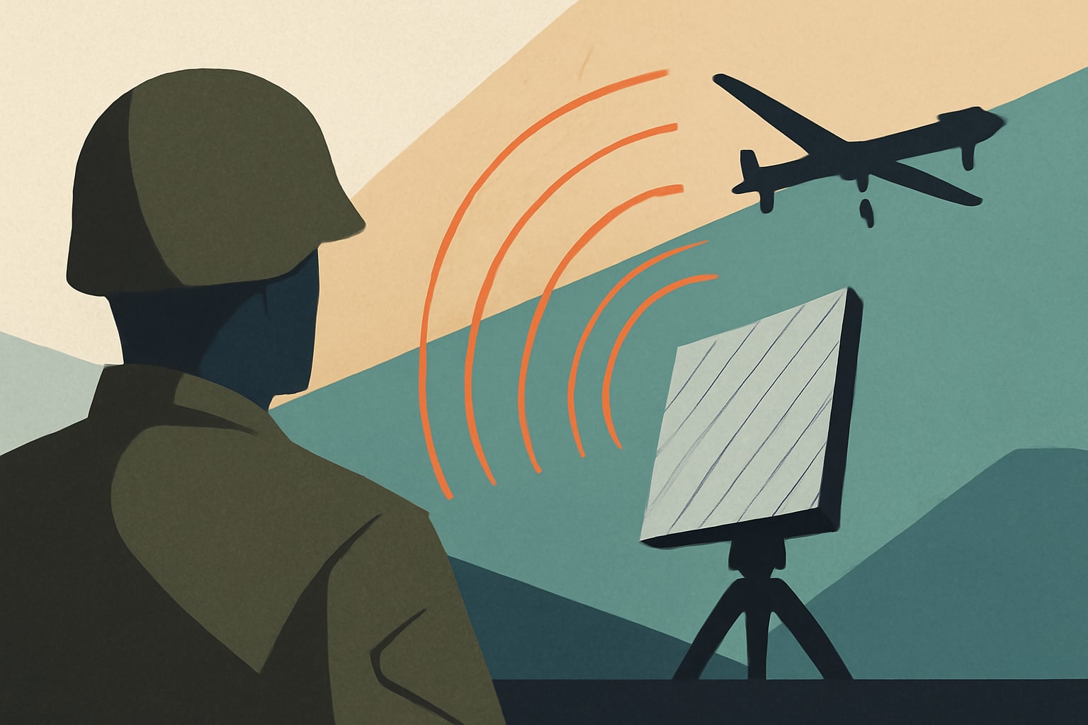 Editorial illustration for: Echodyne CEO Highlights Surge in Radar Demand Amid Counter-Drone Market Boom
