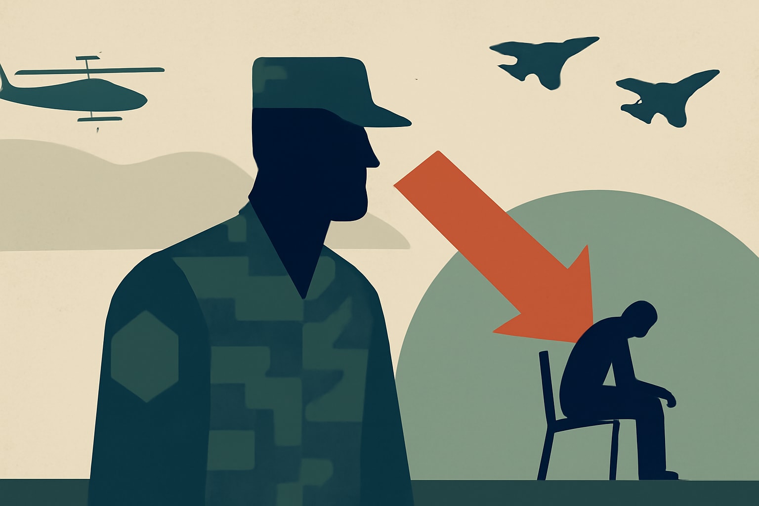 Editorial illustration for: Unemployment Rate for Post-9/11 Veterans Rises to 4.8% in June 2026