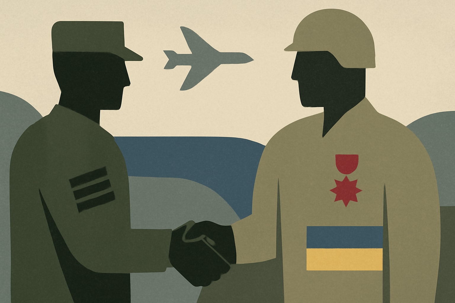 Editorial illustration for: U.S. Army Commander Honored by Ukraine's Military Chief as Conflict Continues