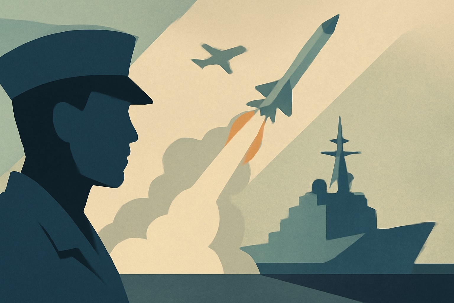 Editorial illustration for: U.S. Navy Aims to Increase Production of Advanced Emission Suppression Missiles