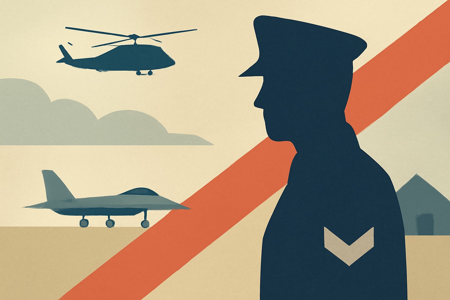 Editorial illustration for: Col. Tracy Allen Relieved of Command at Joint Base Langley-Eustis