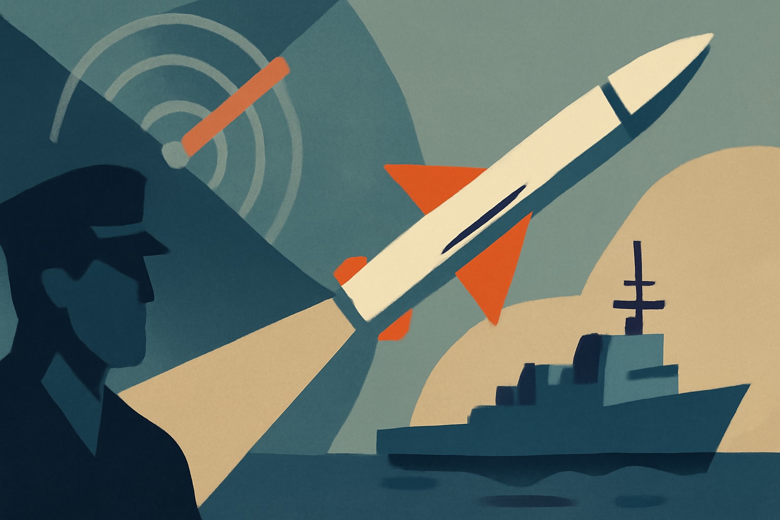 Editorial illustration for: Navy Seeks to Boost Production of Advanced Anti-Radar Missiles