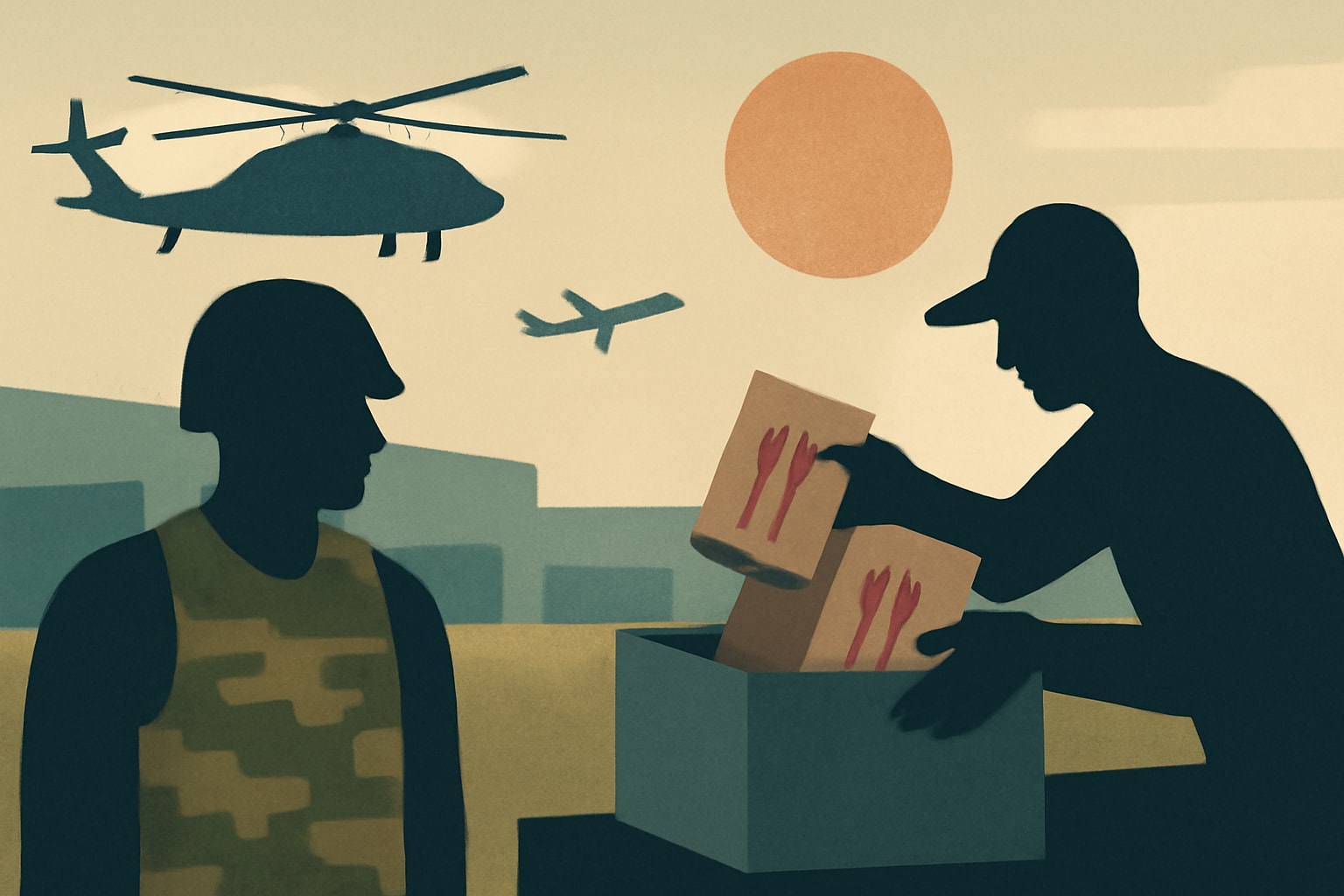 Editorial illustration for: Army Contractor Convicted of Stealing Over $1 Million in MREs