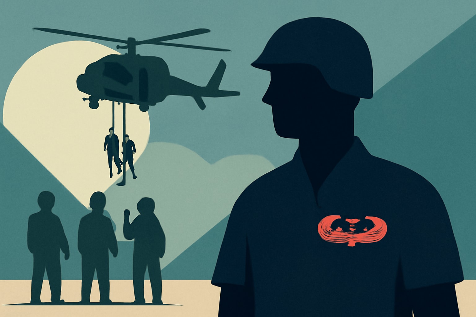 Editorial illustration for: Airman Becomes Only Airman in Class to Complete Army Air Assault School