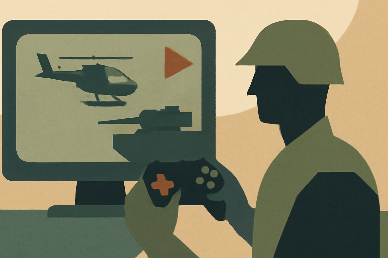 Editorial illustration for: Marine Corps Integrates Video Games into Training Programs