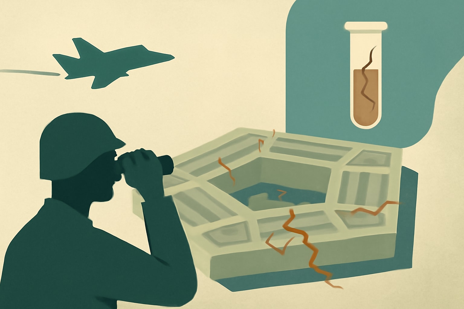 Editorial illustration for: Study Finds Pentagon's Research Infrastructure is Deteriorating