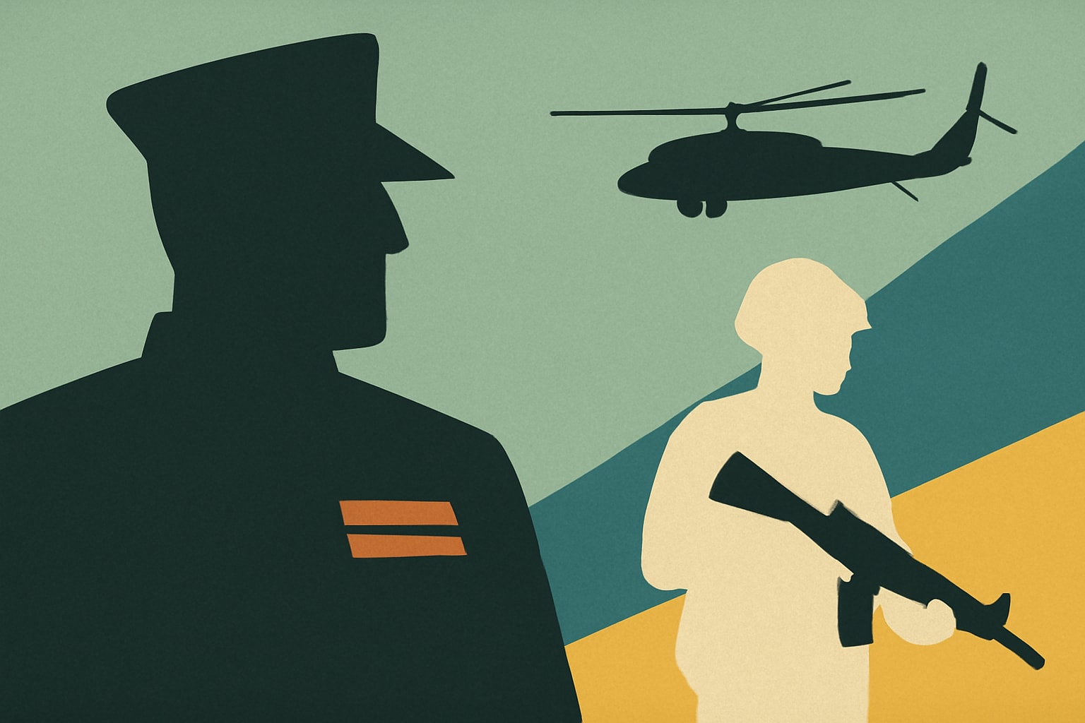 Editorial illustration for: Outgoing U.S. Army Commander Acknowledged for Impact in Ukraine